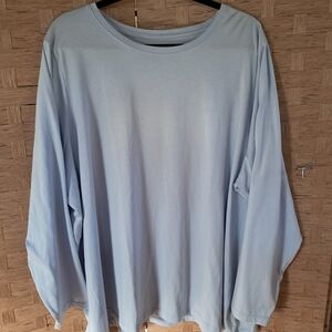 Lands' End Light Blue Long Sleeve Tee